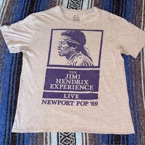 The Jimi Hendrix Experience 1969 Newport Pop Festival Tee Shirt